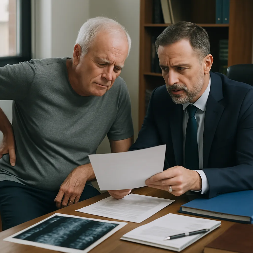 Hernias lumbares: criterios médico-legales del INSS (dolor déficit y recaídas)